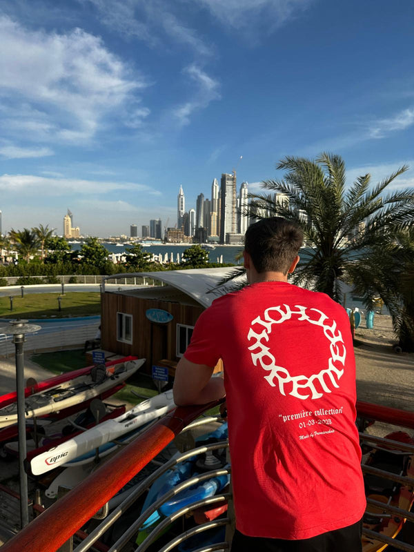 Red and White Tee