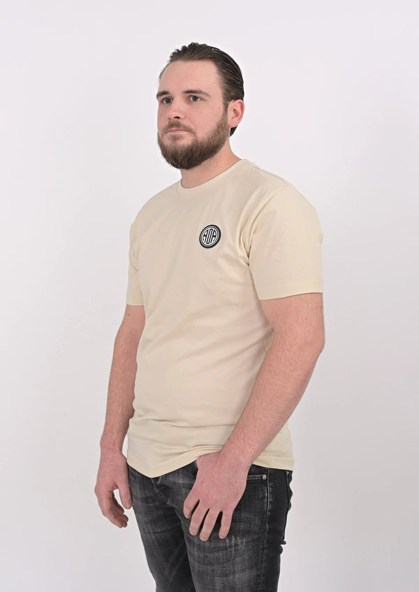 High basic backname sand shirt