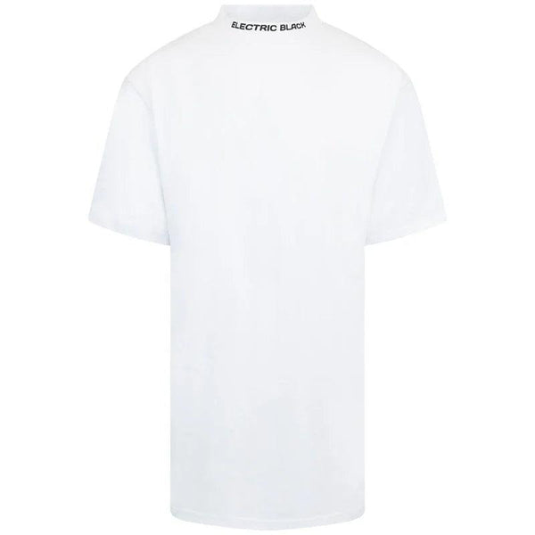 T-shirt met opstaande hals wit