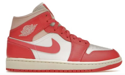 JORDAN 1 MID STRAWBERRIES AND CREAM (W)