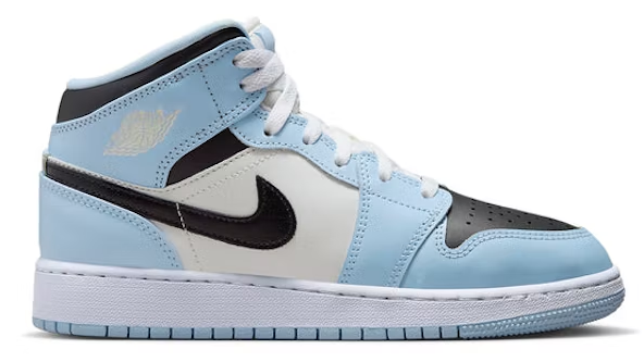 JORDAN 1 MID ICE BLUE (GS)