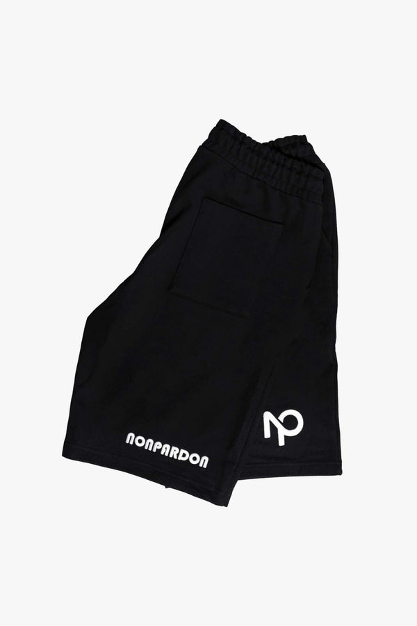 NonPardon Basic Logo Short – UNISEX – Black