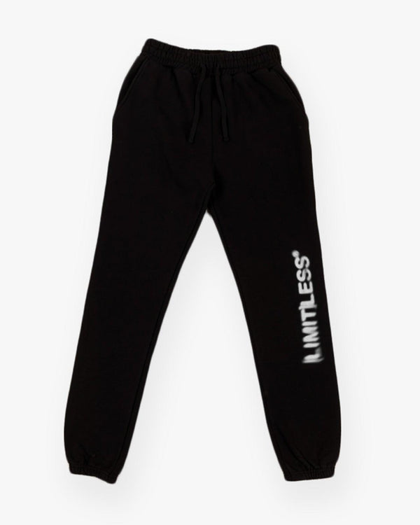 FADED LOGO SWEATPANTS WASHED BLACK