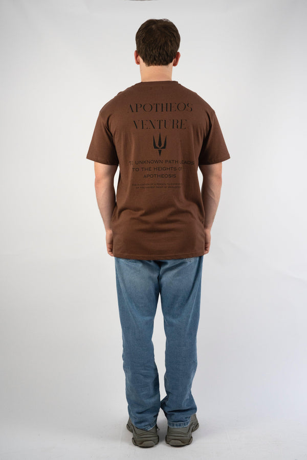 T-shirt Sepia Brown