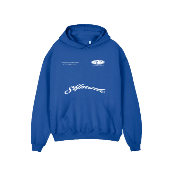 Elegance Oversized Hoodie Cobalt Blue