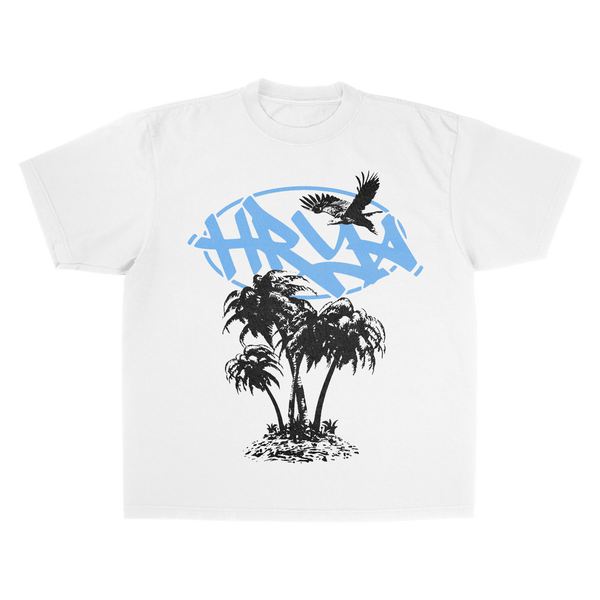 White 'Palm Soar' Tee