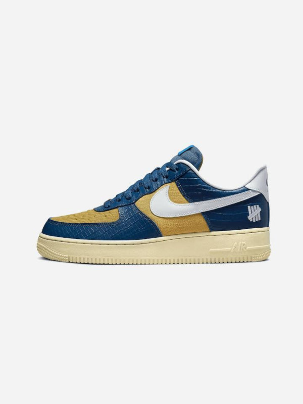 Air Force 1 Low SP Undefeated 5 On It Blue Yellow Croc