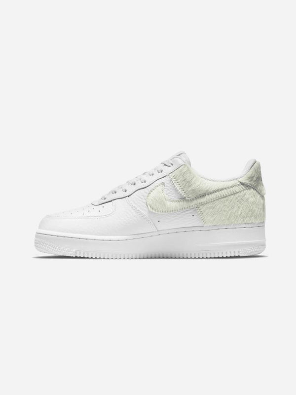 Air Force 1 Low White Pony Hair Heel