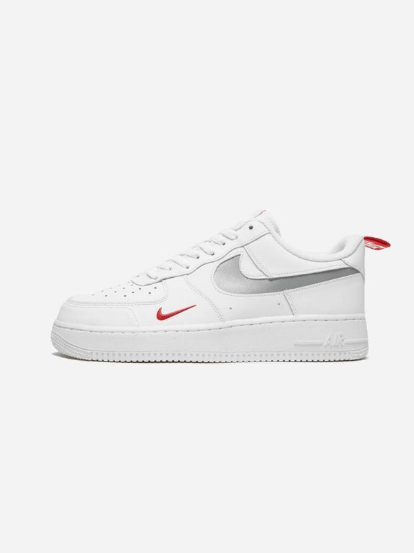 Air Force 1 Low White Red Mini Swoosh