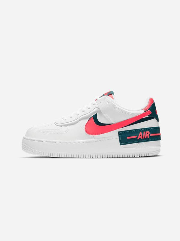 Air Force 1 Shadow White Dark Teal Solar Red